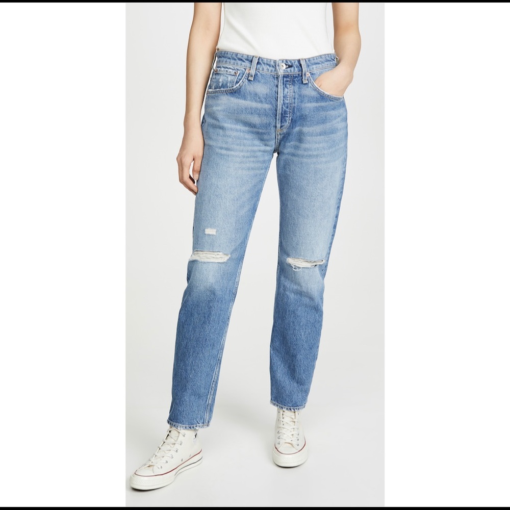 Rag & Bone Rosa Mid-Rise Boyfriend Jeans